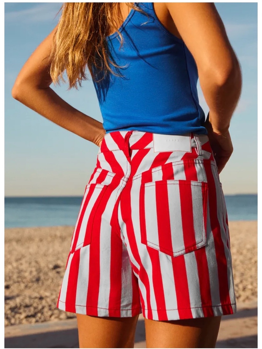 Zara Striped Shorts | Coastal Chic | Euro Summer | Hamptons